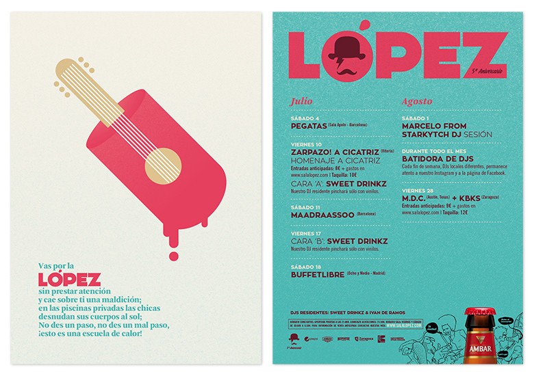 Nuevo flyer para la Sala López