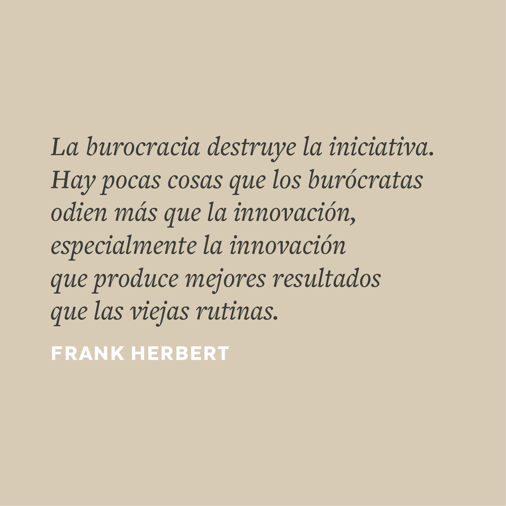 Hablando de burocracia