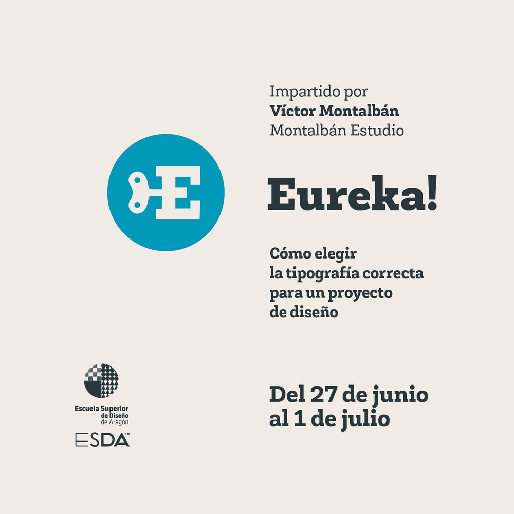 Eureka! Curso de tipografía en ESDA